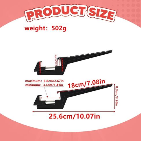 دراجة نارية الركاب القدم أوتاد تمديد قوس المضادة للانزلاق مسند القدمين الدواسات الخلفية تعديل دواسة القدم للدراجة (1 زوج)-أسود in Kuwait