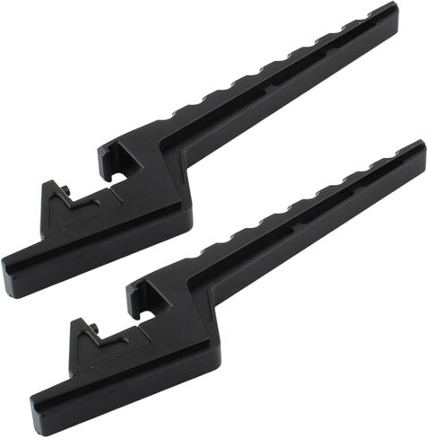 دراجة نارية الركاب القدم أوتاد تمديد قوس المضادة للانزلاق مسند القدمين الدواسات الخلفية تعديل دواسة القدم للدراجة (1 زوج)-أسود in Kuwait