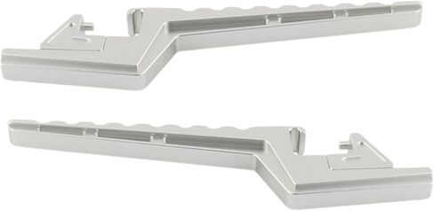 دراجة نارية الركاب القدم أوتاد تمديد قوس المضادة للانزلاق مسند القدمين الدواسات الخلفية تعديل دواسة القدم للدراجة (1 زوج)-أسود in Kuwait