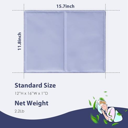 وسادة ثلج باردة مقاس 30 × 40 سم - عبوة باردة قابلة لإعادة الاستخدام - رائعة ومريحة وتخفف الألم للمنزل والخارج (أرجواني) in Kuwait