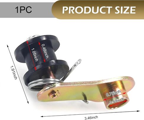 Chain Slider Tensioner Adjuster Roller Guide, Pit Bike Parts, Fit for ATV 110CC 125CC 140CC, Chain Tensioner (Black) in Saudi Arabia