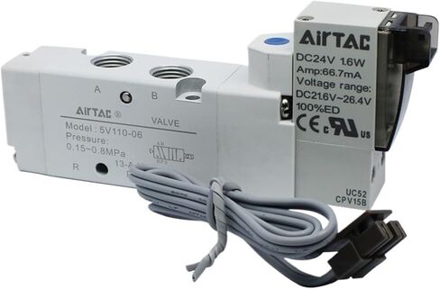 1PCS 5V Series Pneumatic Air Control Valve 5V110-06A/B/C/F/5V210-08 310-10 Solenoid Valve(5V110-06-AC220V) in Saudi Arabia