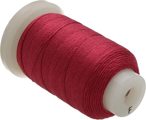 The Beadsmith Pure Silk Cord – Black Color – Size 00 (0.127mm/0.0005") – 695 Yards (2085ft), 1/2-Ounce Spool – for Knotting Pearls, Gemstones, Crystals and Beads in Kuwait