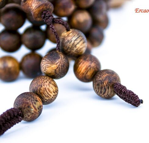 Luxury Chinese Agarwood Bead Bracelet, Permanent Natural Agarwood Scent Oud Bracelet, 8mm Round Bead in Saudi Arabia