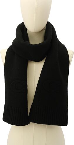 Coach womens Embossed Knit Muffler in Kuwait