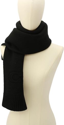 Coach womens Embossed Knit Muffler in Kuwait