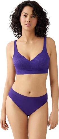 Wacoal Women's Inside Job Unlined Full Coverage Wire Free Bra, 852345 in Saudi Arabia