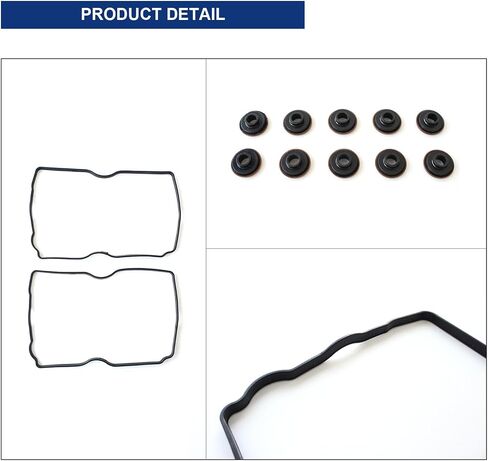AUCERAMIC VS50561R Engine Valve Cover Gasket Set Fit for 2005 Saab 9-2X for 1998-2005 Subaru Baja Forester Impreza Legacy Outback 2.2L 2.5L H4 SOHC in Saudi Arabia