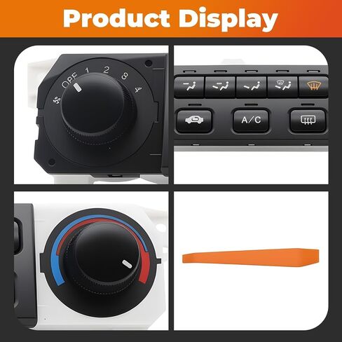 599-268 HVAC A/C Heater Climate Control Module Panel Compatible with Accord 1998-2000 Odyssey AC Conditioning Switch 1998-2004 2.3L 3.0L 3.5L V6 L4 Replace 9600-S84-A01ZA in Saudi Arabia