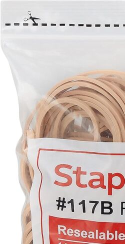 Staples 143297 الاقتصاد النطاقات المطاطية الحجم #64 1/4 رطل. in Saudi Arabia