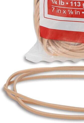 Staples 143297 الاقتصاد النطاقات المطاطية الحجم #64 1/4 رطل. in Saudi Arabia