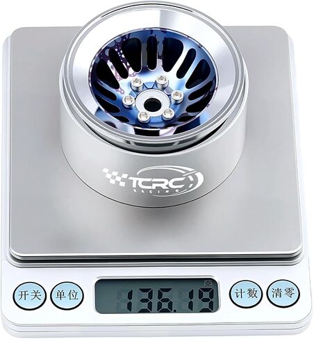 4PCS Aluminum 2.2 Inch High Mass Beadlock Wheels Hubs for 1/10 Axial Wraith RR10 YETI SCX10 D90 TRAXXAS TRX4 CC01 RC Crawler Car,Chrome+Purple in Kuwait