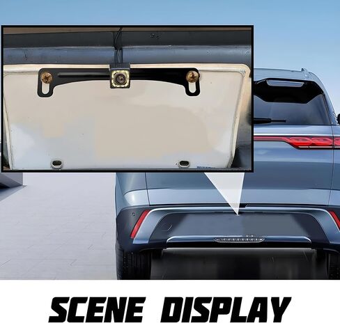 Car Rear View Camera License Plate Bracket, Adjustable Metal Vehicle Backup Camera Mount Accessories, Auto Reverse Rearview Camera Plate Holder, Universal for SUV RV Truck (StyleA) in Saudi Arabia