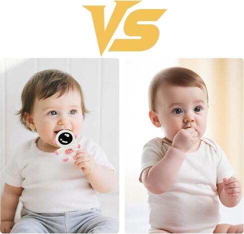 Baby Teethers for 3+ Months Infants Sucking, Food Grade Silicon Astronaut Styling Teething Toy, BPA Free in Saudi Arabia