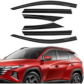 Rain Guards Fit for Honda Civic Sedan LX Sport Touring EX-L 2016 2017 2018 2019 2020 2021, Durable Tape-on Civic Side Window Visors, Window Deflectors, Vent Visor Deflector, Rain Visors, 6 pcs in Kuwait