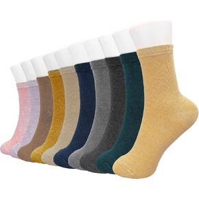 Women Crew Assorted Colors Socks (Regular + Ribbed) in Saudi Arabia