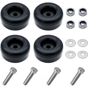 4 عبوات من مصدات المقطورة المطاطية المستديرة، وتوقفات مطاطية مستديرة مقاس 2.5 بوصة، متوافقة مع أبواب منحدر مقطورة البضائع وبوابات الشاحنات، وغسالات الضغط، وضواغط الهواء، والمضخات، و4 عبوات (بما في ذلك مجموعات البراغي) in Kuwait