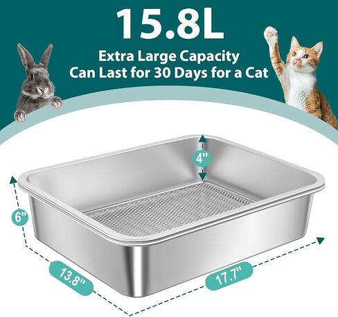 قابلة للطي من الفولاذ المقاوم للصدأ المغطى بوكس ​​القمامة مع حصيرة الغطاء-مرفق مرفق كبير أعلى كبيرة دخول كيتي المقلاة مع السبق in Kuwait