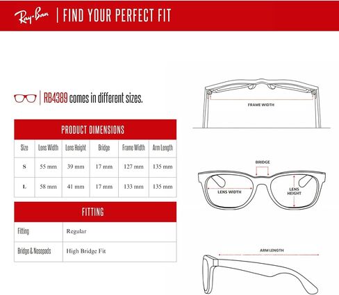 Ray-Ban RB4389 Square Sunglasses for Women +BUNDLE with ACCESSORY EYEWEAR KIT in Saudi Arabia