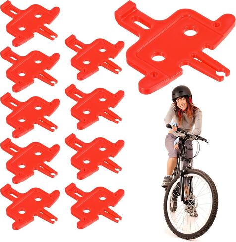 10 Pcs Bike Disc Brake Spacer Set, Disc Bike Pad Hydraulic Brake Pad Spreader Tool for Mountain & Road Bikes, Cycling Repair Kit in Kuwait