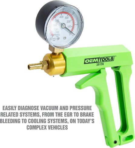 OEMTOOLS 25138 Brake Bleeder Kit, One Man Brake Bleeder, Manual Fluid Extractor, Tester for Clutches, Leak Detection and Fluid Extraction, Hoses and Adapters Included in Saudi Arabia