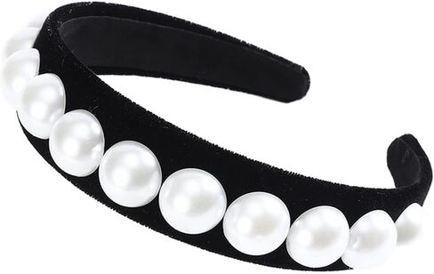 Elegant Pearl Headband for Women Hair Accessories Hairbands Fashion Girls Hair Hoop Band Ornament Bride Wedding Headwear(2) in Saudi Arabia