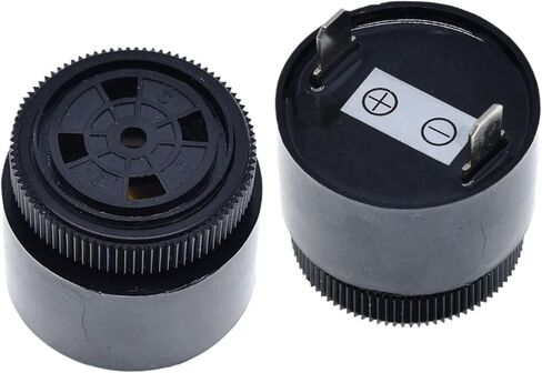 QSI-3610 80dB Active piezoelectric Buzzer 12V 24V Alarm Buzzer 36X32mm Waterproofing in Kuwait