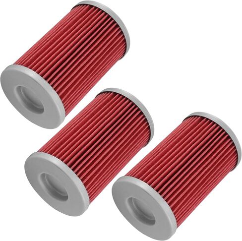 Caltric 3 Pack Oil Filter Compatible with Ktm Lc4 640 Adventure R Duke Ii Dual Sport Super Moto 1999-2003 in Saudi Arabia