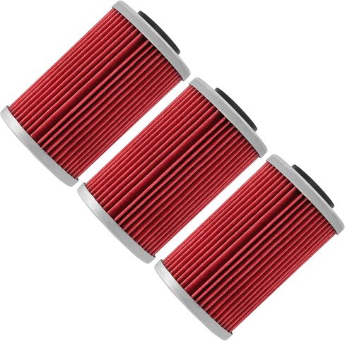 Caltric 3 Pack Oil Filter Compatible with Ktm Lc4 640 Adventure R Duke Ii Dual Sport Super Moto 1999-2003 in Saudi Arabia