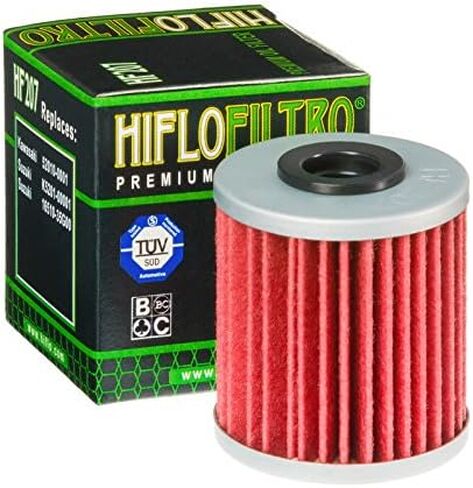 HiFlo Premium Oil Filter HF207 for BETA, KAWASAKI, SUZUKI Motorcycles & Dirt Bikes (5) in Saudi Arabia