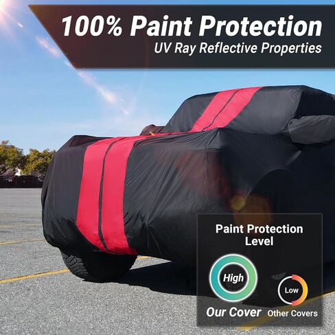 iCarCover Fits 1998-2008 GMC Envoy XL SUV Cover Automobiles Form-Fit Padded Full Exterior Waterproof Automobiles Protection Covers in Saudi Arabia