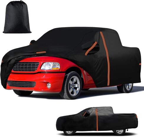 Truck Cover Fit for Ford F-150 Regular Cab 6.5" 1997-2004, All Weather Custom fit Pickup Truck Cover, Windproof Cover, Sun UV Protect, Snow Rain Dust Cover in Saudi Arabia