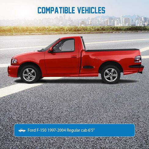 Truck Cover Fit for Ford F-150 Regular Cab 6.5" 1997-2004, All Weather Custom fit Pickup Truck Cover, Windproof Cover, Sun UV Protect, Snow Rain Dust Cover in Saudi Arabia