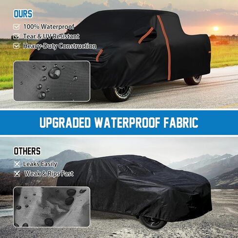 Truck Cover Fit for Ford F-150 Regular Cab 6.5" 1997-2004, All Weather Custom fit Pickup Truck Cover, Windproof Cover, Sun UV Protect, Snow Rain Dust Cover in Saudi Arabia