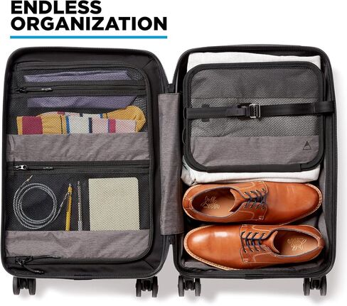 NOMATIC Carry-On Executive Luggage Perfect for 1-3 Day Trips, Hard Case Luggage for Men and Women, with Tech Case in Saudi Arabia