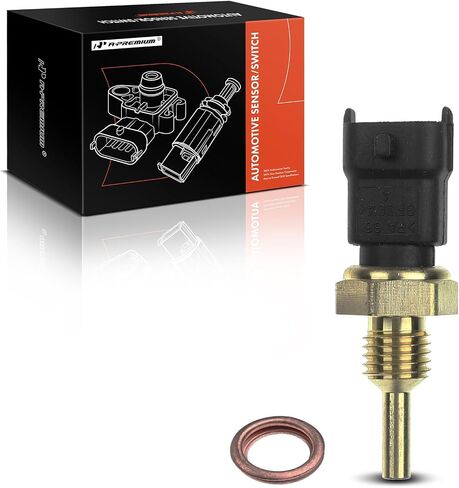 A-Premium Coolant Temperature Sensor Compatible with Chevrolet Aveo Aveo5 2009-2011 Pontiac G3 2009-2010 L4 1.6L in Saudi Arabia