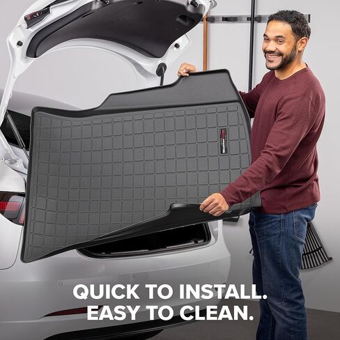 WeatherTech Cargo Trunk Liner for BMW 230i, M2 (G87), M240i - Trunk with Bumper Protector (401747SK) Black in Saudi Arabia