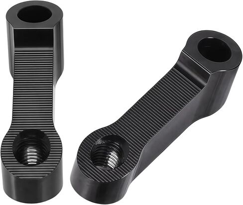 محولات تمديد مرآة الدراجة النارية 10 مم متوافقة مع Yamaha FZ09 FZ07 FZ6 FZ1N - سهلة التركيب (قطعة واحدة في اتجاه عقارب الساعة وقطعة واحدة في اتجاه عقارب الساعة) in Kuwait