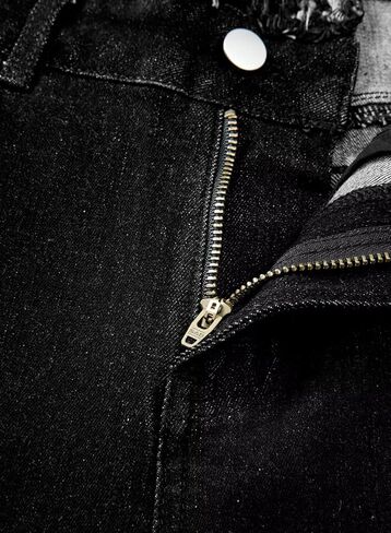 Astylish Womens High Waisted Raw Hem Jeans Stretchy Wide Leg Frayed Straight Denim Pants in Saudi Arabia
