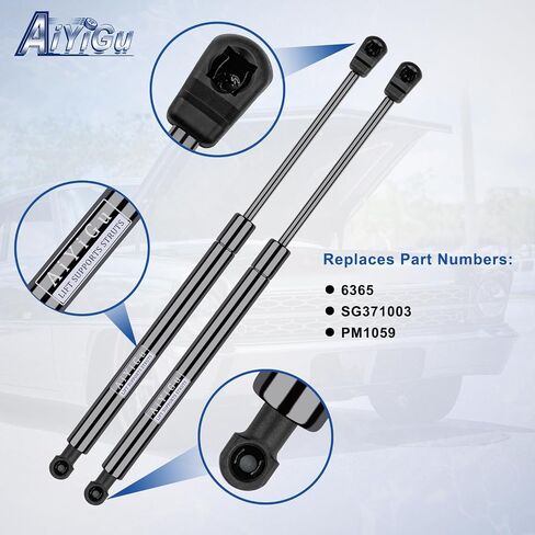 6365 Front Hood Struts Shocks Lift Supports Gas Springs Compatible with Infiniti 2003-2008 FX35/FX45 Base, Pack of 2 PCS, Replace SG371003 in Saudi Arabia