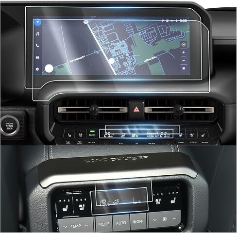 Ruiya Palisade Screen Protector for 2023-2025 Hyundai Palisade Accessories 9HD Anti-glare Tempered Glass Compatible with 2023 2024 2025 Hyundai Palisade SE/SEL/XRT/Limited/Calligraphy(4PCS/Sets) in Kuwait