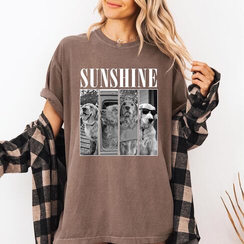 NAZENTI Custom Photo Shirt, Personalized Tshirt for Mom, Dad, Grandma, Pet Lovers Gifts, Mama Gift for Women, Christmas Shirt in Saudi Arabia
