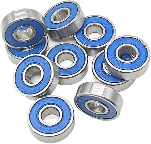 10 قطعة 608RS 8X22X7mm مصغرة تحمل ABEC-7 لوح التزلج سكوتر 608 2RS تزلج محامل 608-2RS 608 RS in Saudi Arabia