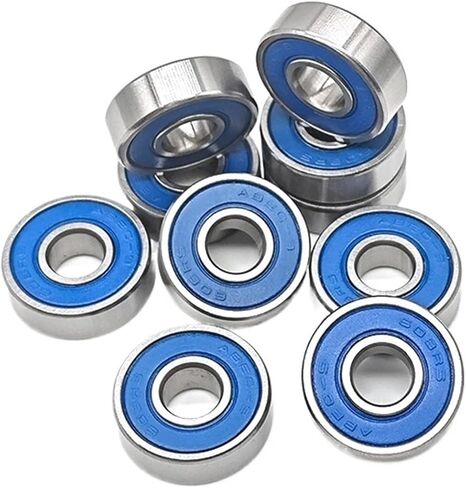 10 قطعة 608RS 8X22X7mm مصغرة تحمل ABEC-7 لوح التزلج سكوتر 608 2RS تزلج محامل 608-2RS 608 RS in Saudi Arabia