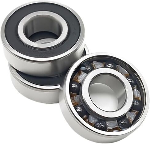 2 قطعة 6205RS CB 25X52X15 ملليمتر الهجين السيراميك تحمل ABEC-7 صناعة المحرك 6205HC الهجينة Si3N4 الكرات 3NC 6205RS in Saudi Arabia