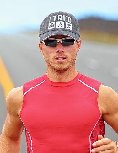 InnoBeta Triathlon Gifts, Triathlon Hat for Men Women for Christmas, Birthday, Adjustable Embroidered Baseball Cap Gray in Saudi Arabia