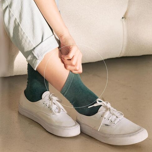 Women Crew Assorted Colors Socks (Regular + Ribbed) in Saudi Arabia