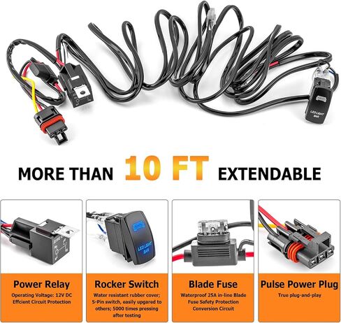 WeiSen Multi-Function 30" Rear Straight Chase Light Bar Kit with Wiring Harness and Light Mounting Bracket Compatible with Polaris RZR Pro XP Turbo R 2020-2025 in Saudi Arabia
