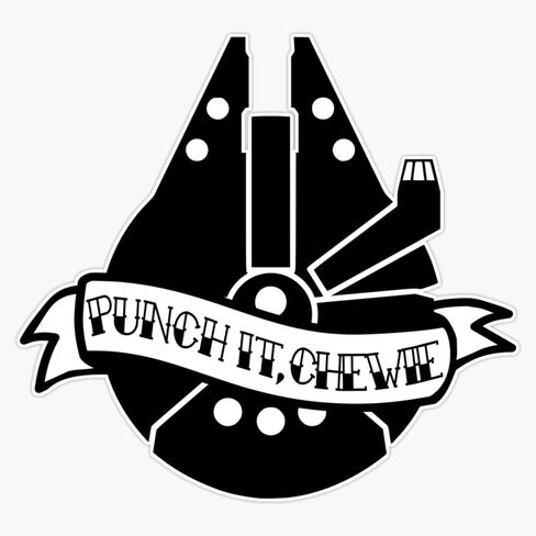ملصق فينيل مغناطيسي Punch It Chewie من MAGNET مقاس 5 بوصة in Saudi Arabia