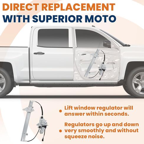 741-348 Power Window Regulator w/motor Front Driver Side Compatible for Nissan Frontier 2005-2015/ Pathfinder 2005-2010/ Xterra 2005-2015/ Suzuki Equator 2009-2010 Left window motor in Saudi Arabia